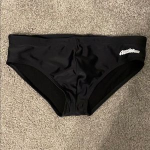 AussieBum Black Swim Brief